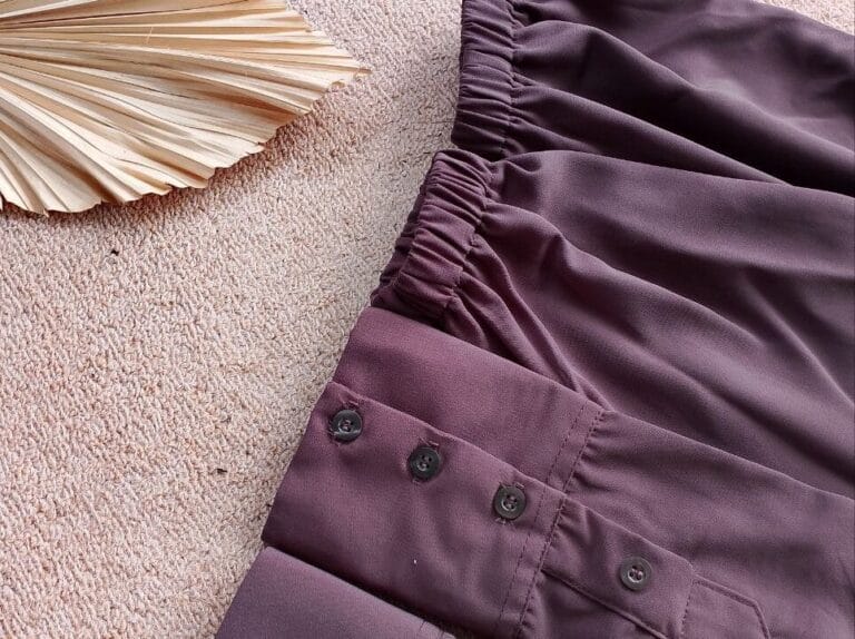 model ujung lengan gamis