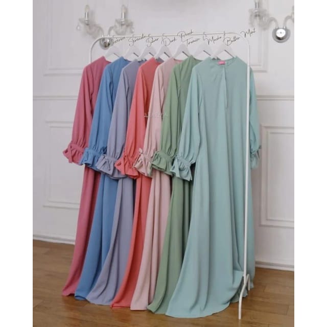 Pilihan Kombinasi Warna Gamis Pastel